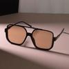 Trendy Square Designer Sunglasses for Women Men Big Frame Mirror Sun Glasses UV Protection Outdoor Comfortable