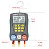 Digital refrigeration pressure gauge, air conditioning temperature detector, multi-function vacuum pressure test tool kit