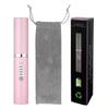 2-IN-1 Cordless Electric Heating Hair Straightener Rechargeable Travel  Double Use Straight Hair Straightener And Curling Iron