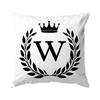 A-Z Crown Letters Decorative Cushions Pillowcase Polyester Cushion Cover Throw Pillow Sofa Decoration Pillowcover Home Decor