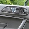 6Pcs Carbon Fiber Interior Front Door Handle Cover Trim For Ford Fiesta 2011-15