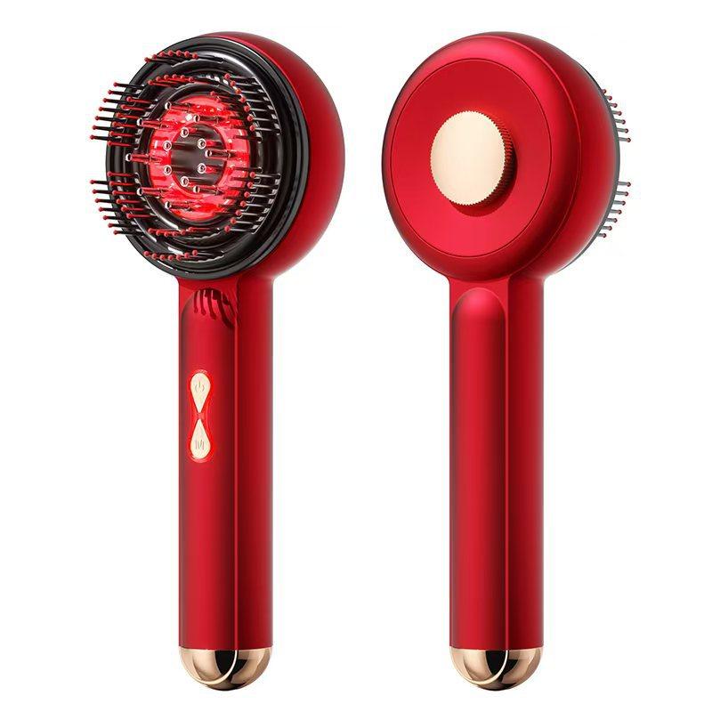 Scalp Massaging Brush, 3 In 1 Shiatsu Hair Scalp Massager, Red Light Electric Massager For Scalp , Cordless Portable Massager