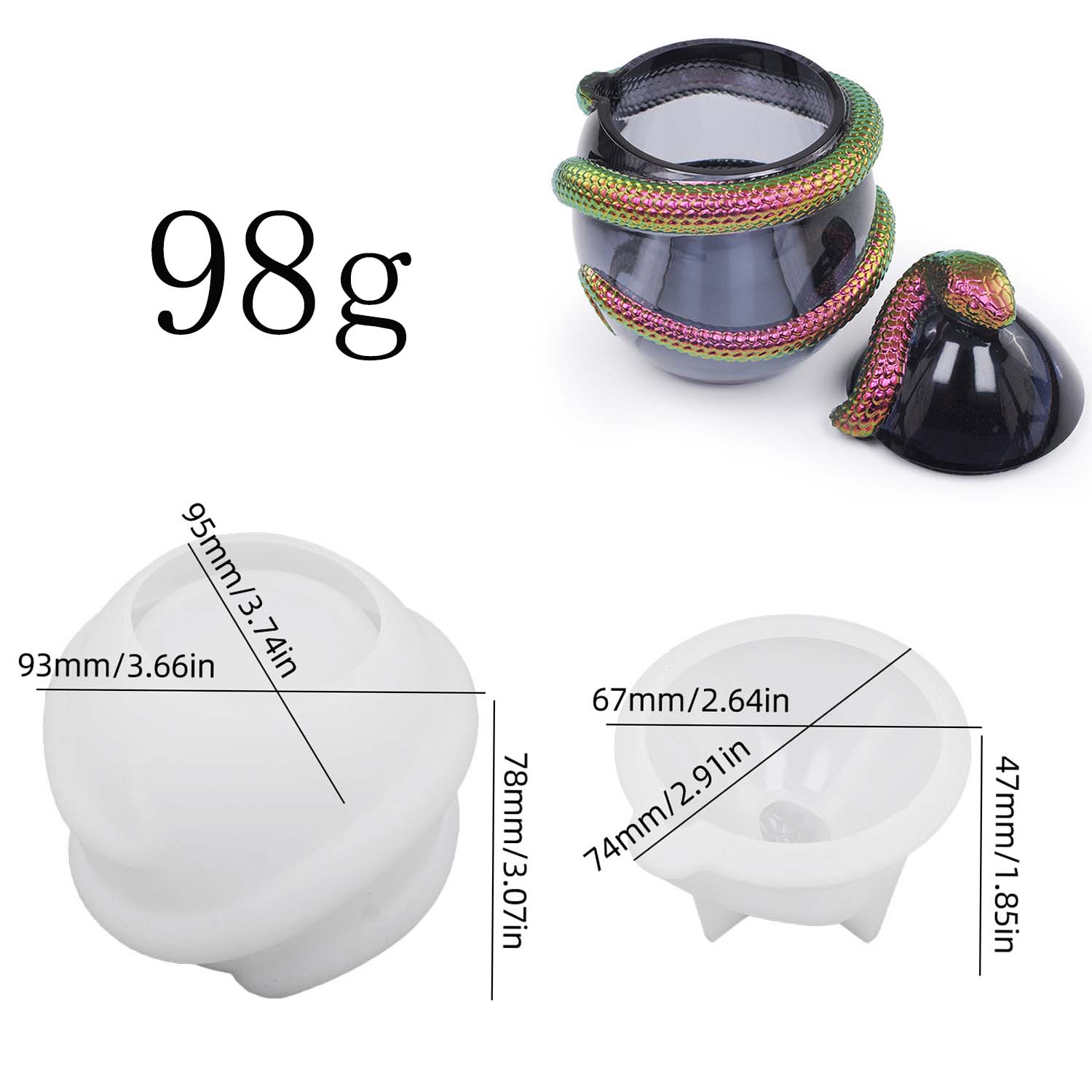 

Забавная банка для свечей в виде змеиного яйца, силиконовые формы для самостоятельного изготовления пасхального яйца в форме 3D с крышкой, набор для изготовления смоляных форм, гипсовых поделок, украшений для вечеринок