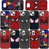 Phone Case for Samsung Galaxy S25 S23 S22 S24 Ultra FE A05 A06 A15 A16 A36 A37 A35 A54 A55 A56 A57 A25 A26 A53 A17 Spiderman Marvel Spider Man Cover