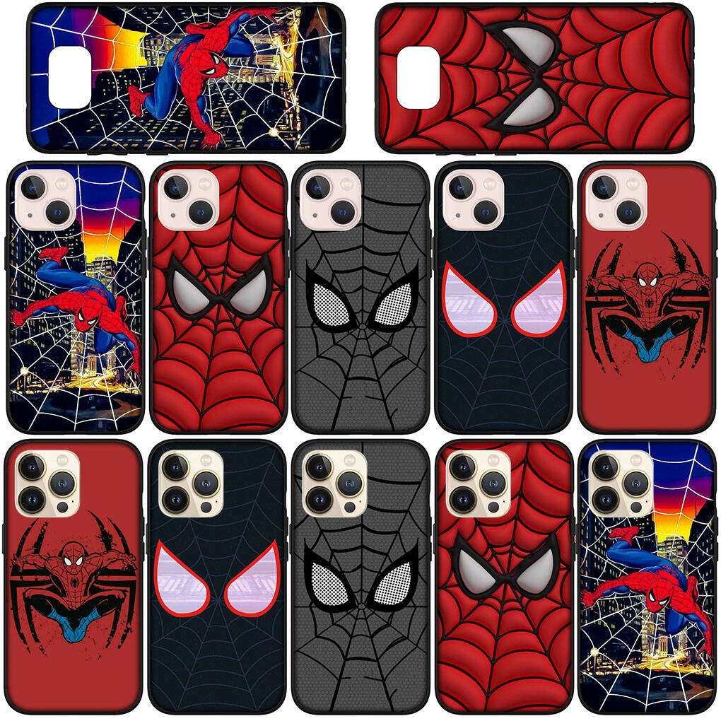 Phone Case for Samsung Galaxy S25 S23 S22 S24 Ultra FE A05 A06 A15 A16 A36 A37 A35 A54 A55 A56 A57 A25 A26 A53 A17 Spiderman Marvel Spider Man Cover