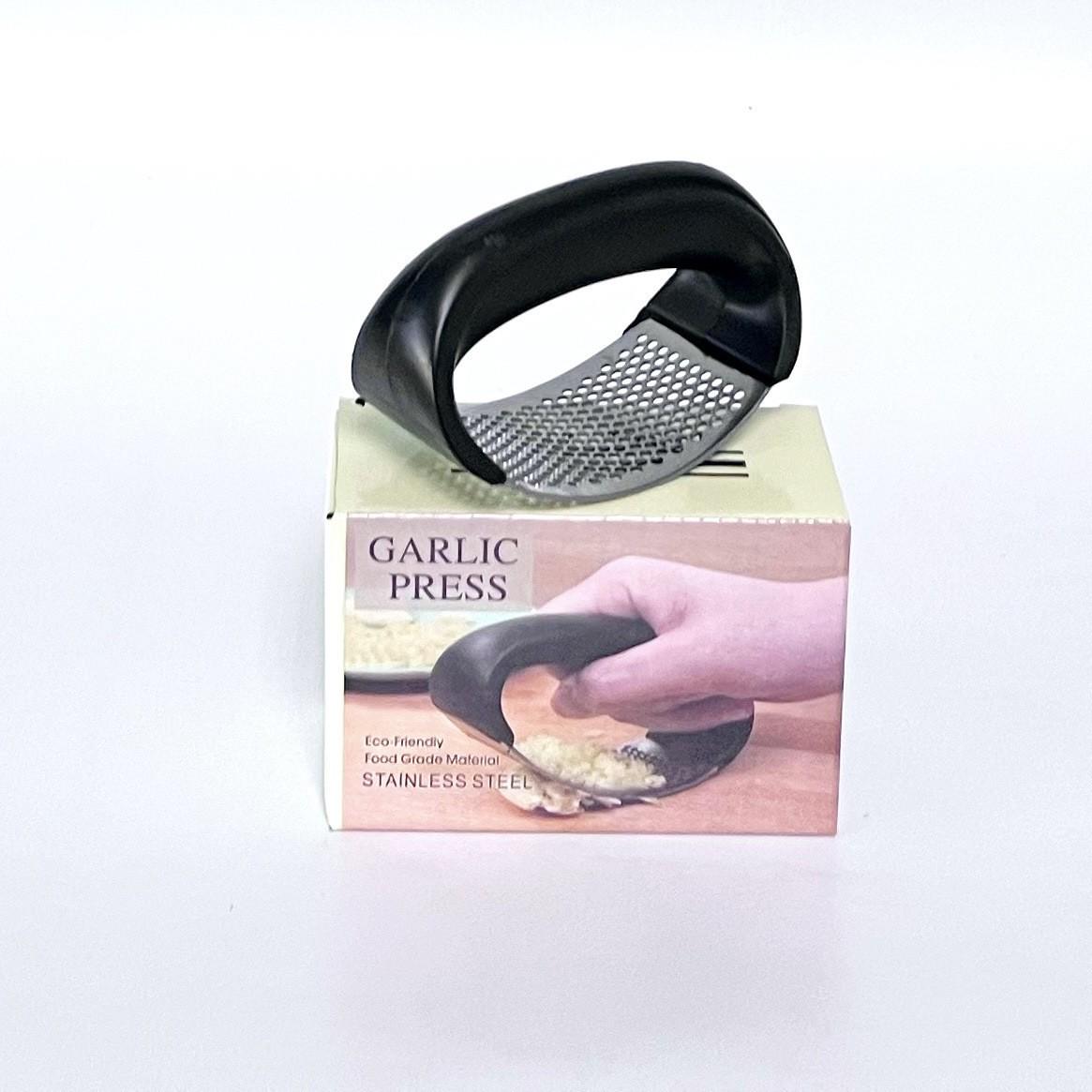 Stainless Steel Garlic Press & Peeler Kit - New Style Kitchen Gadget