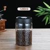 Shangqi Transparent Glass Sealed Coffee & Tea Storage Jar