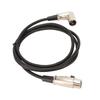 XLR Male to Female Microphone Cable PVC XLR Male to Female Cord for Stage Lighting Mixing Board Power Amplifier 4.9ft