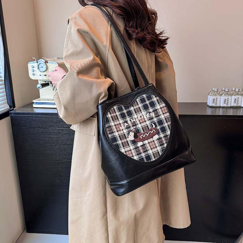 Retro large-capacity armpit bag autumn and winter women's bag 2025 new commuter tote bag fashion single shoulder double shoulder dual-purpose bag
