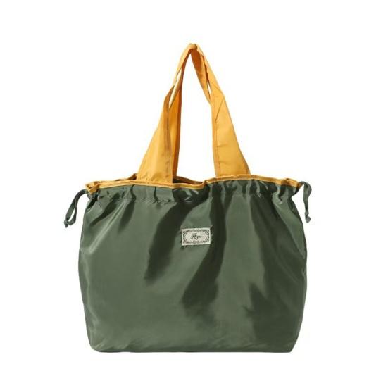 

Складная Сумка для Покупок Многоразовая Сумка для Продуктов на Шнурке Экологичная Портативная Сумка-Тоут Моющаяся Нейлоновая Сумка через Плечо для Овощей, Фруктов и Мелких Предметов темно-зеленого