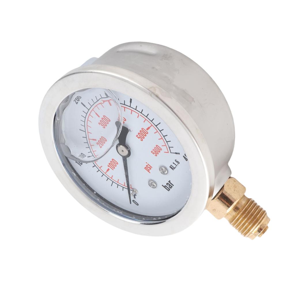 0‑400BAR 0‑5800PSI G1/4 68mm Dial Hydraulic Pressure Gauge Meter Hydraulic Gauge Pressure Measuring Tool Manometer