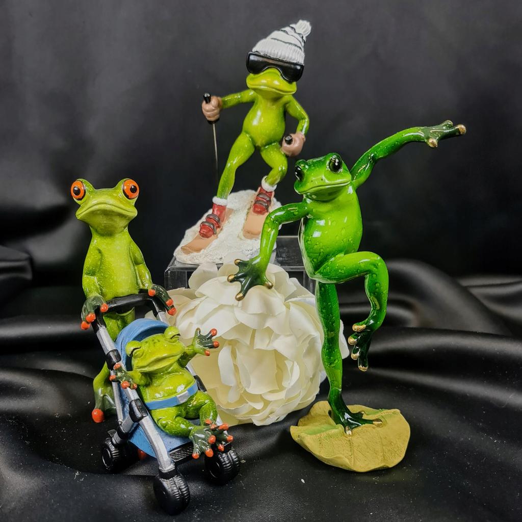 Frog with a Stroller
