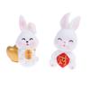 4/6Pcs/Set Cute Cartoon Auspicious Rabbit Micro Landscape Resin Crafts Diy Landscaping Decoration Home Gardening Accessories