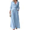 Spring New Arrivals Women's Wear Trendy Casual Solid Turn-Down Collar Slim Fit Fashion Set