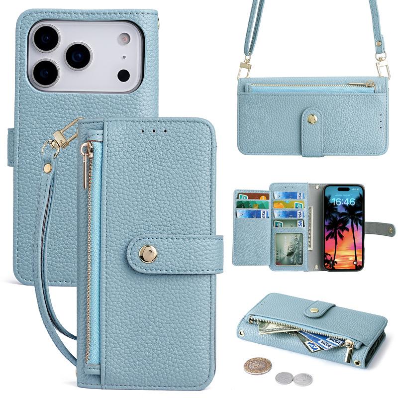 Suitable for Mobile Wallet Protective case iPhone 17 Mobile Phone Protective case 1514 Pro Max/6 Pro Max Protective case