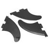 3Pcs/Set Surfboard Fin PVC Fiberglass Longboard Ocean Broad Thruster Fins Surf Accessories