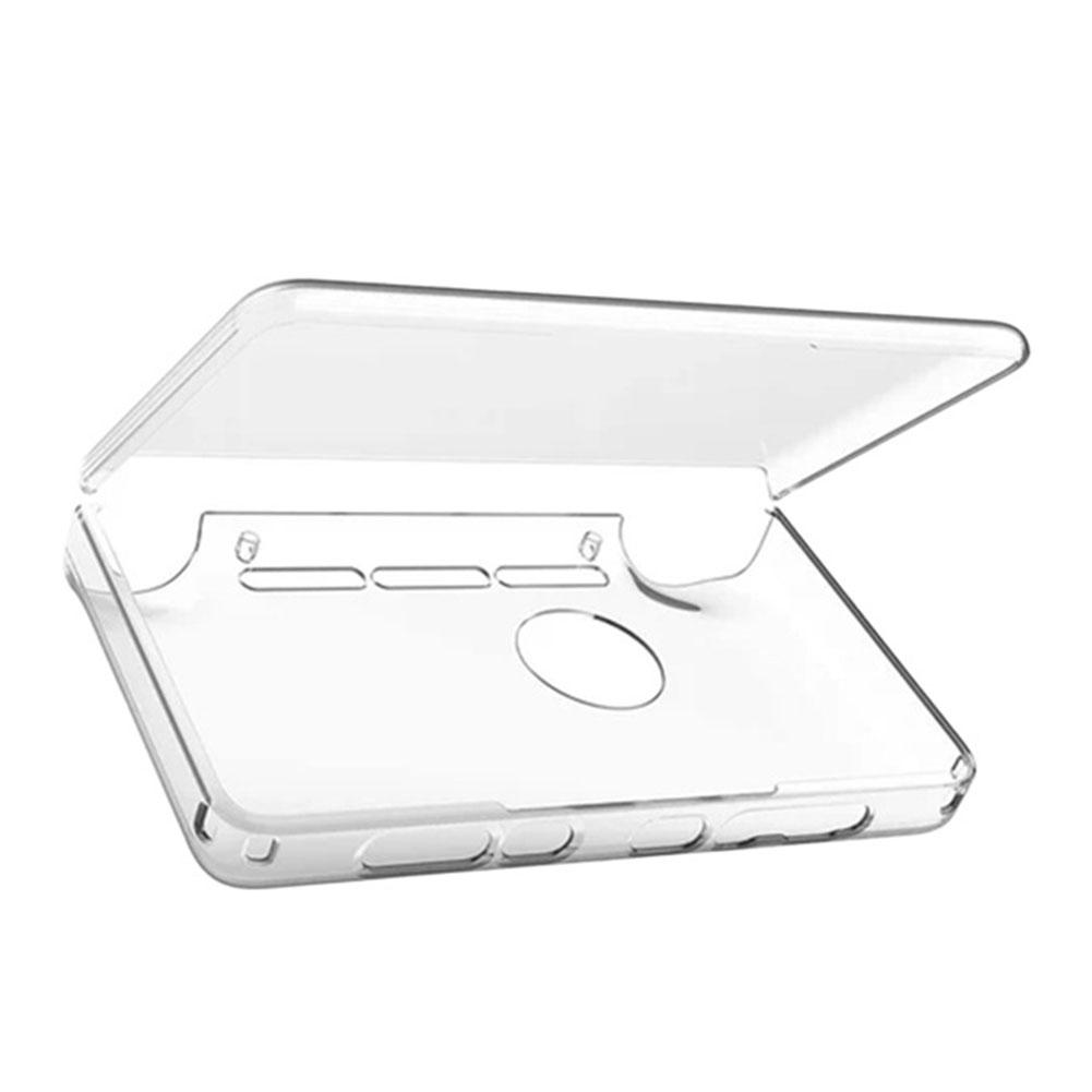 

For AYN THOR Dual Screen Transparent Flip Cover Handheld Device Protective Case Provides Comprehensive Protection білий