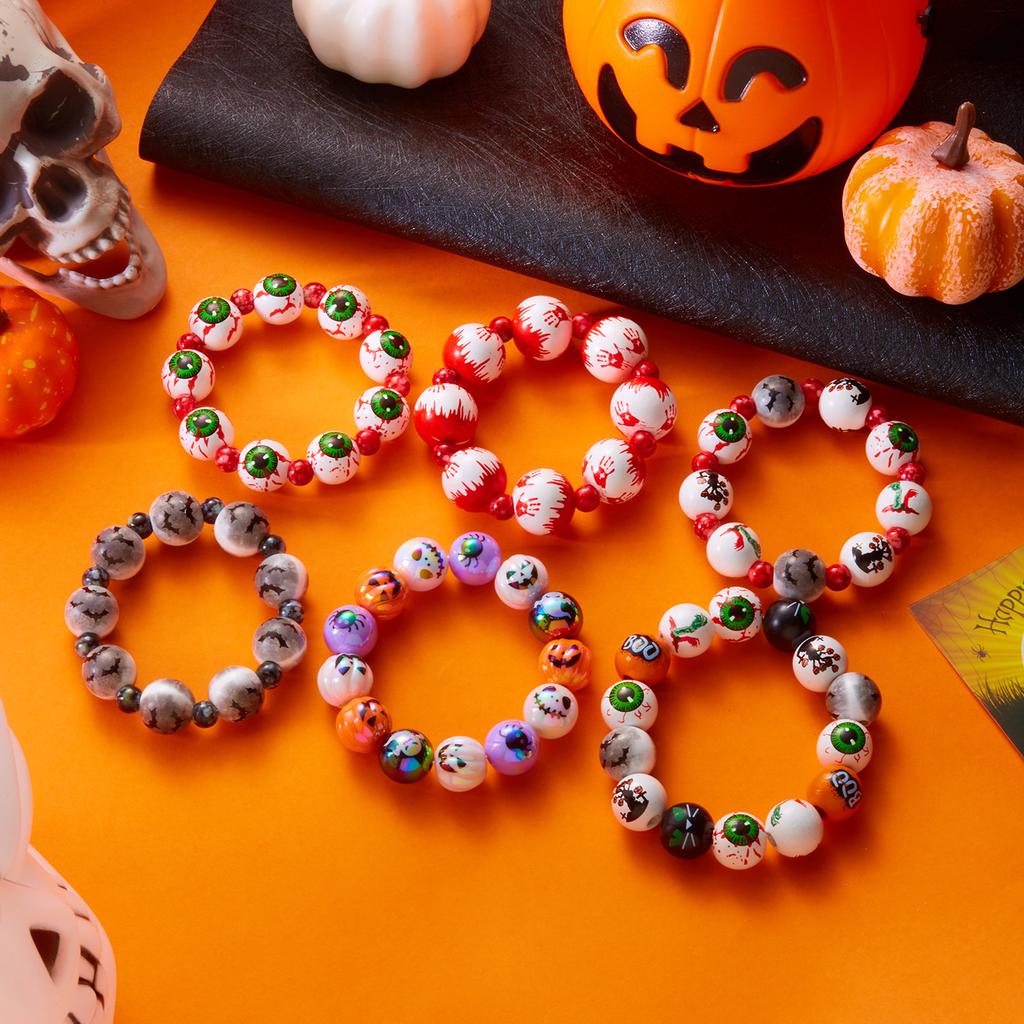 New Halloween Gift Pumpkin Bat Ghost Pendant Sweet Cool Bracelet Girl