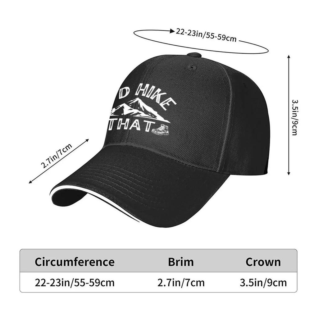 Id Hike That Baseball Cap fishing hat Mountaineering Hood Fishing cap Mens Baseball Womens