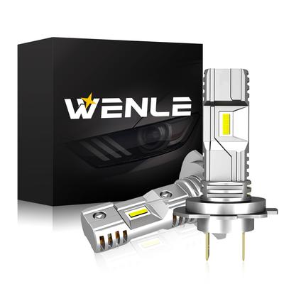 WENLE H7 LED Scheinwerfer, Kompatibel mit neuen Autoinspektionen, Explosives Licht, 14.000 lm, 40