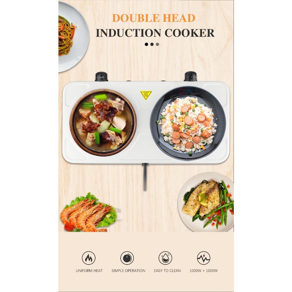 Double-Head Electric Ceramic Stove, Small Household Appliance, Multi-Functional Household Small Electric Stove