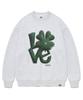 VISION STREETWEAR Vsw 3D Love Crewneck Light Gray