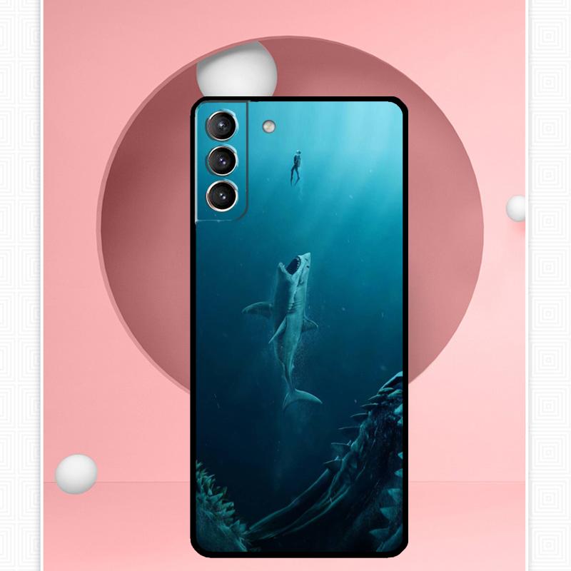 Shark Ocean Fish Case For Samsung Galaxy S25 Ultra S20 S21 S22 S23 S24 Ultra S9 S10 Plus S25 FE Cover Funda