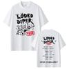 Loded Diper Diper Overload Tour Tshirt Men Women Vintage Rock Short Sleeve Tshirts Mens Casual Pure Cotton Summer T Shirts