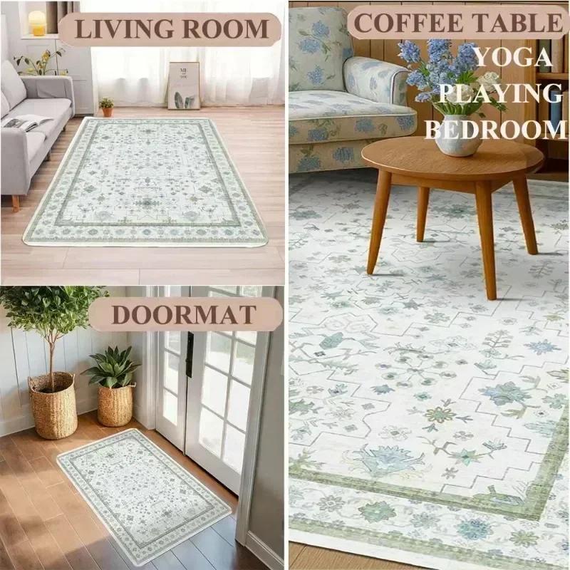 Tappeto Divertente HD Costa Estiva Spiaggia per Soggiorno Divano Tappeti Decorativi Morbidi Tappeto Camera da Letto Tappetino Tavolino da Caffè Cucina Tappeto Corridoio