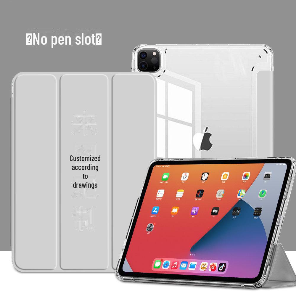 Anti-Bending Protective Cover for 11'' Apple iPad Pro - 10.2 Transparent Acrylic Tablet Shell
