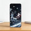 Christmas Santa Claus Phone Case Black Silicone Soft For Samsung Galaxy A73,A72,A71,A70,A53,A52,A51