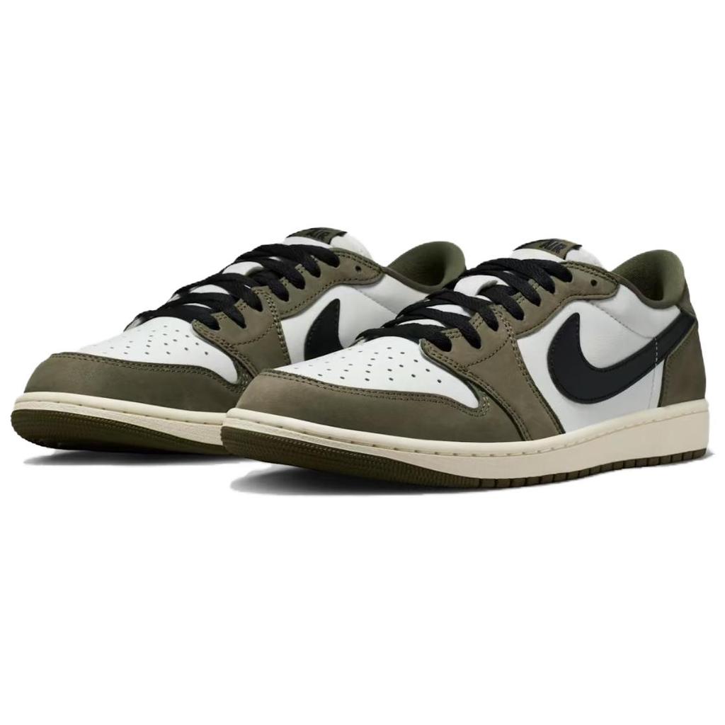 Jordan Air Jordan 1 Low Vintage Chaussures de Basketball Homme Vert Olive HQ6998-200