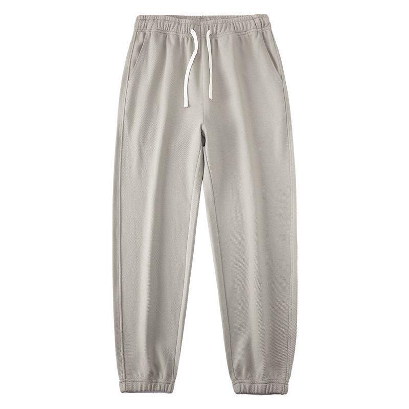 Unisex Schwere Armeegrün Twill Jogginghose: Gemütliche, gerippte Freizeit-Sportbekleidung für Frühling & Herbst