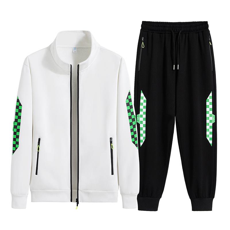 Sports Suit Men's Spring and Autumn Cardigan Sweatshirt Casual Two-piece Set