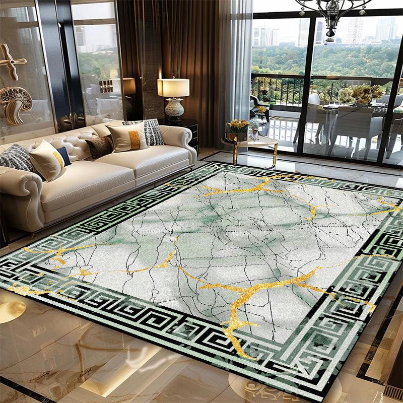 Nordic Style Large Area Rug for Living Room Abstract Decoration Carpet Luxury Bedroom Lounge Rugs Washable Sofa Coffee Table Mat