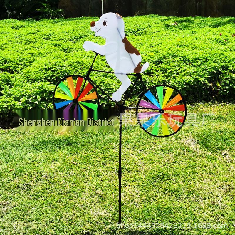 3D Outdoor Bicycle Windmill for Kids’ Garden or Kindergarten Decoration