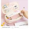 Kawaii Pen Bags Spacious Pencil Carryall Pouch Holder Box for Girls Boy Office Student Stationery Organizer School Supplies