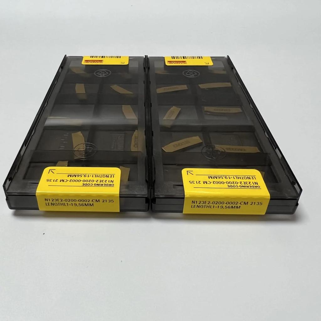 N123E2-0200-0002-CM 2135 / CNC lathe carbide blade 10 PCS