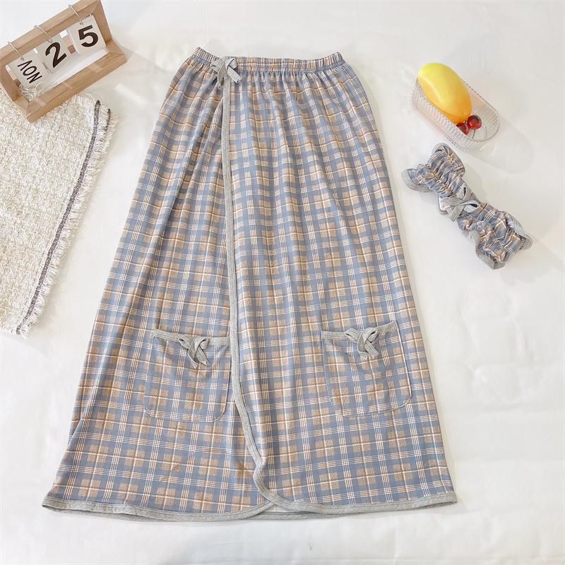 Letnia piżama damska: Codzienny, Wygodny Ręcznik Bandeau i Szlafrok Kąpielowy do Sauny