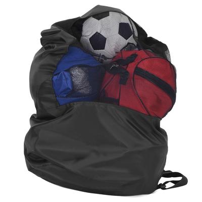 Portable Basketball Football Volleyball Soccer Sports Balls Mesh Drawstring Storage Bag