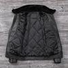 Chinese Size Men Leather Jacket Genuine Cow Leather Natural Fur Collar Flight Jackets Mens Cowhide Coats Winter Air Force Clothes