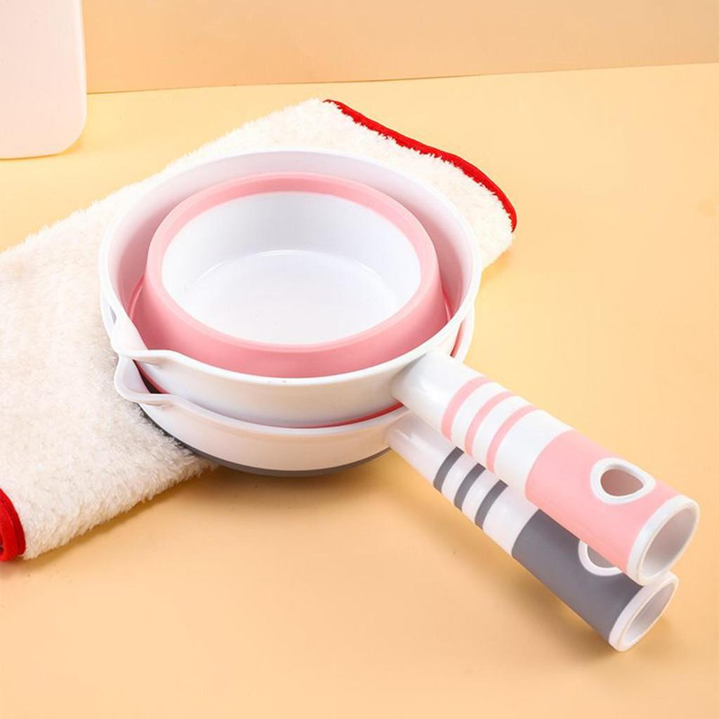 Foldable Water Ladle Bath Pourer Hangable Scoop Dipper Spoon for Garden Kitchen Cooking Shower Bathroom Daily Life