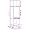 Highboard Sonoma Oak 35.5 x 35 x 139 cm Wood Based Panel & Metal