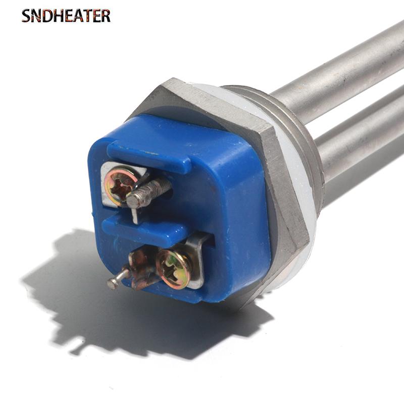 SNDHEATER DN25 G1 Závit BSP Ohřívač vody Odpor 120V 240V Nerezová ocel Ponorný Solární topný prvek 1000W 2000W 2500W