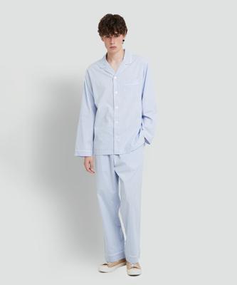 [Jaju] Men's Cotton Stretch 10-Length Pajama Set [Shipped from Korea] 100% Authentic