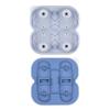 Diy Animal Handwork DIY Ice Creams Molds Silicones Popsicles Cheese Stick Molds with Lid Cake Stick Molds 4-link