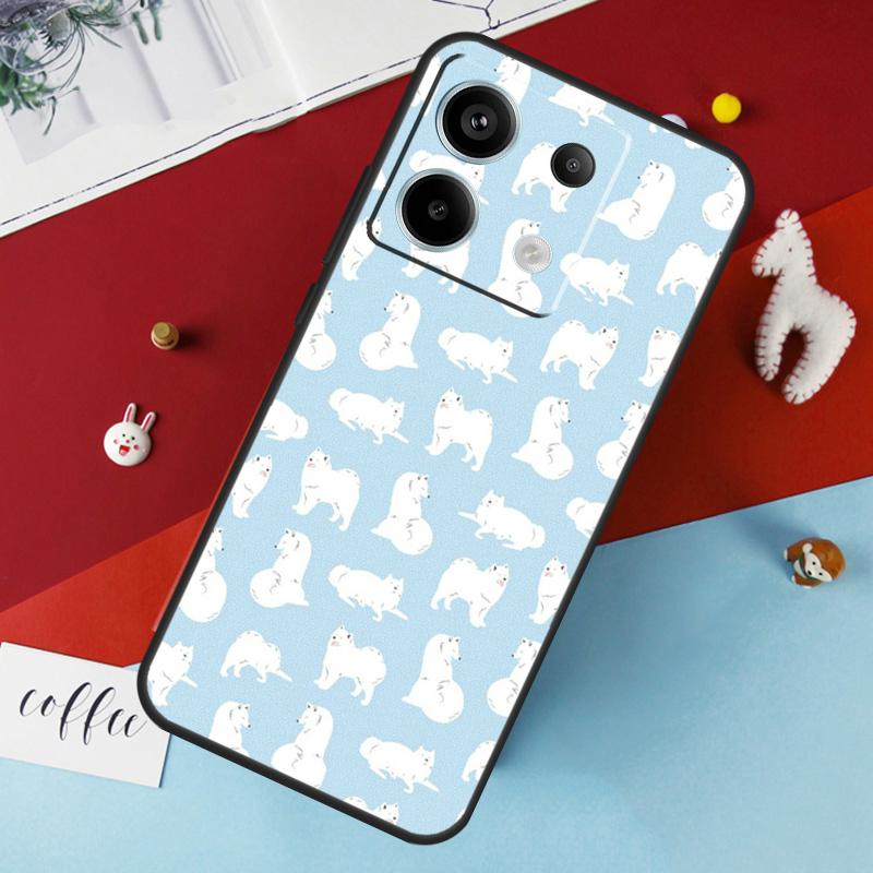 Samoyed Puppy Case For Xiaomi Redmi Note 14 Pro 13 12 11 10 15 Pro Plus Redmi 15 14C 10C 12C 13C 15C Cover