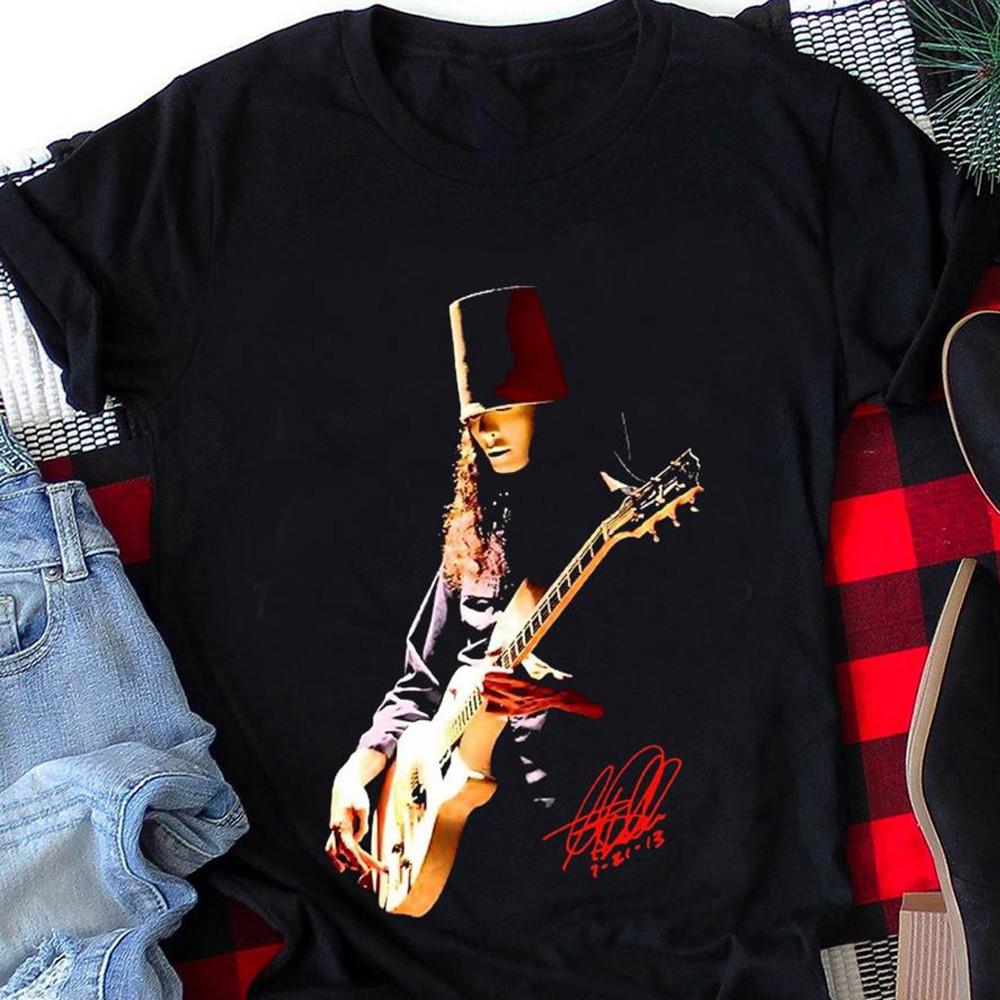 Buckethead rock music guitar legend T Shirt Black Size S-5XL Short sleeve II327 Unisex T-Shirt M