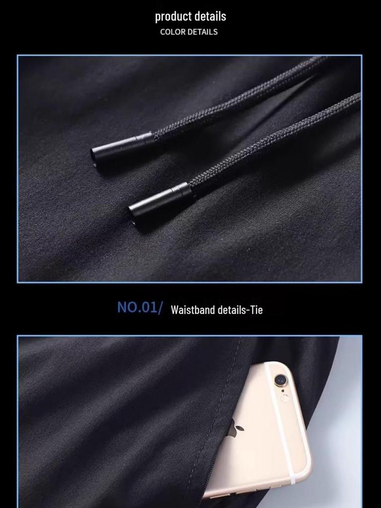 Men's Quick-Dry Cropped Sports Pants for Running & Cycling - Spring/Autumn 2025 Edition.