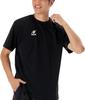 Nittaku Table Tennis Short Sleeve Dry Size M Shirt, Unisex, Moisture-Wicking, Quick-Drying, Lightweight, T-Shirt, Black,